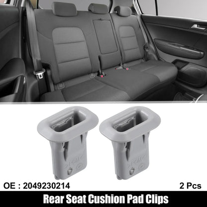 2 x Rear Seat Cushion Pad Clips for Mercedes-Benz A220 (2019-2021)