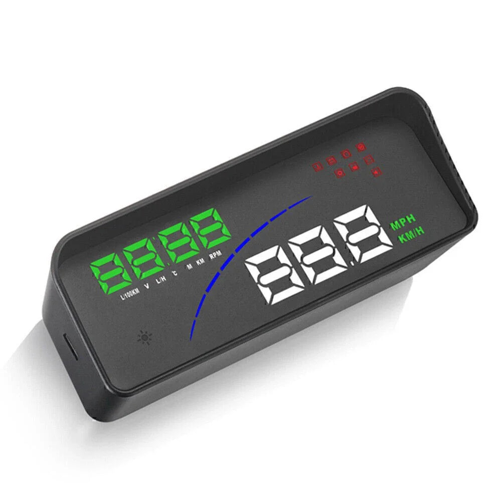 3.6" Car HUD HD Head Up Display OBDII OBD2 Smart Digital Meter for P9