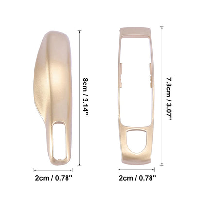 Set of 1 Gold Tone Key Fob Cover for Porsche Cayenne Panamera (2003–2023)