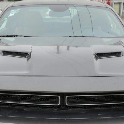 Carbon Fiber Engine Hood Air Vent Cover Trim for Challenger (2015-2022)