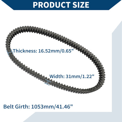 Drive Belt V-Belt No.3211077 for Polaris Sportsman 400 500 (2000–2007)
