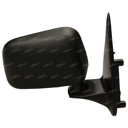 Pair of Black Sail Mount Door Mirrors for Toyota Hilux (1995–2005)
