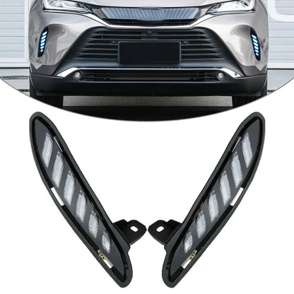 LED Daytime Running Driving Light with Turn Signal for Toyota Venza (2021–2022)