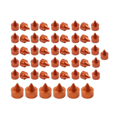 52X Engine Topper Screw Bolt Cap Orange for Harley Twin Cam Dyna FXD