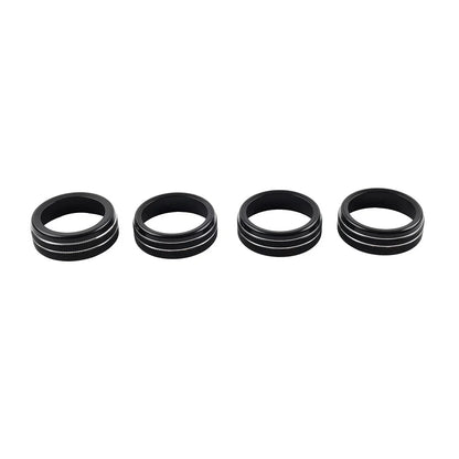 AC Climate Control Knob Trim for Toyota Tacoma (2016-2023) Black