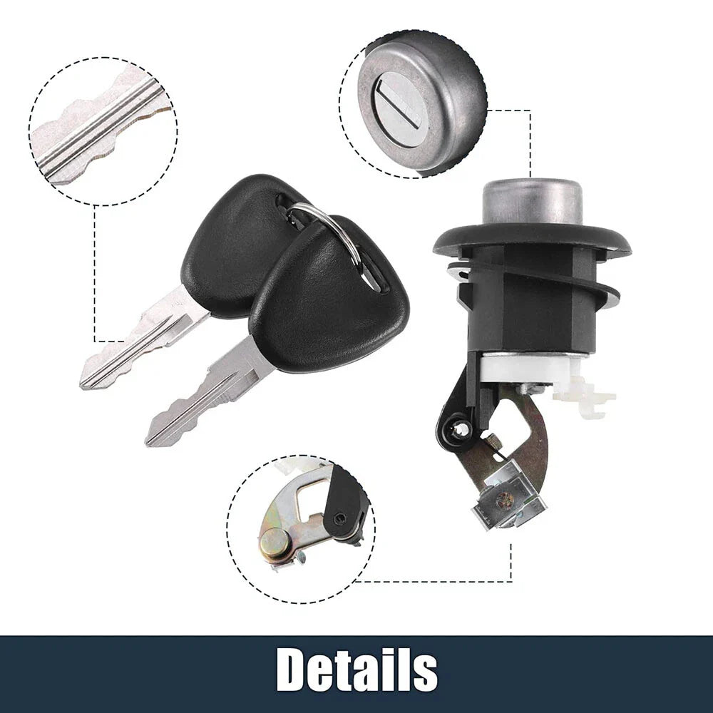 Ignition Switch Lock Cylinder & 2 Keys for Dacia Sandero, Logan (2008-2023)