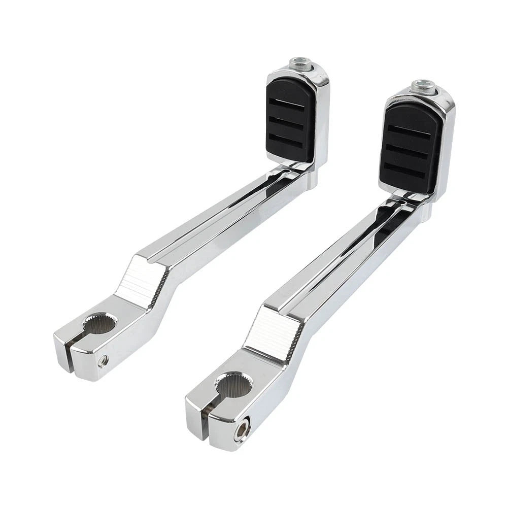 Chrome Heel Toe Shift Lever Shifter Pegs for Harley Softail (1986–2017)