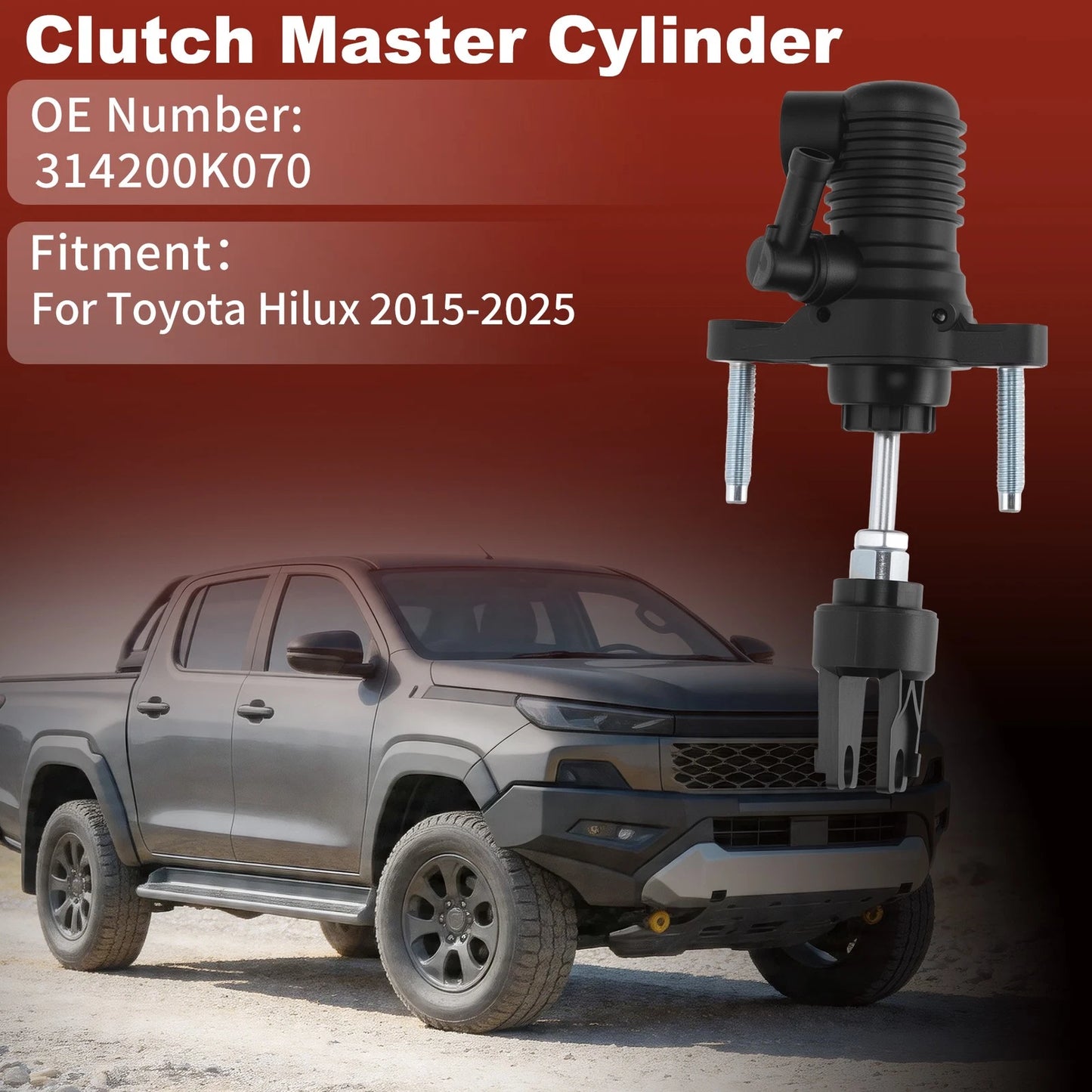 Clutch Master Cylinder for Toyota Hilux (2015–2025) 314200K070