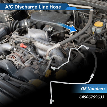 A/C Refrigerant Liquid Hose for BMW X1 (2009–2015) No. 64506799633