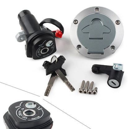 Ignition Switch Fuel Gas Cap Seat Lock Set for Yamaha YZF R15 (2019–2021)