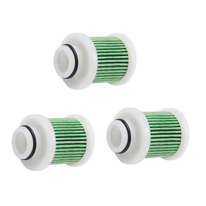 3Pcs Fuel Filter Element for Yamaha Outboard 115 130 HP