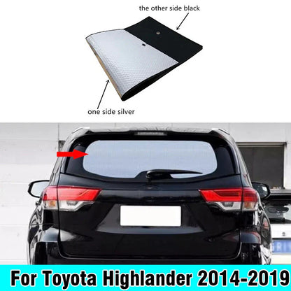 Rear Windshield Privacy Thick Interior Sunshade for Toyota Highlander (2014–2019)