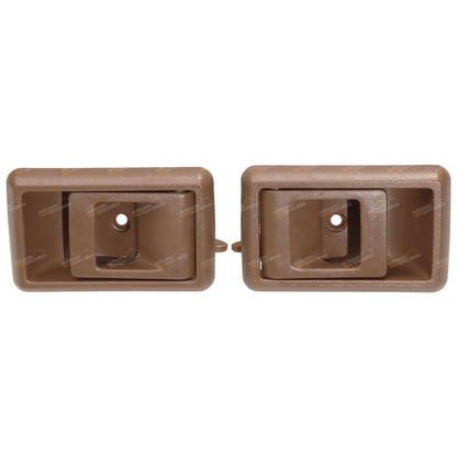 Set of 2 Brown Inner Door Handles for Toyota Hilux 4Runner Surf (1988–1997)
