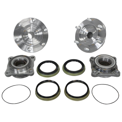 Front Wheel Bearings & Stud Axle Hub Kit for Hilux GGN25 KUN26 TGN26 (2005–2016)