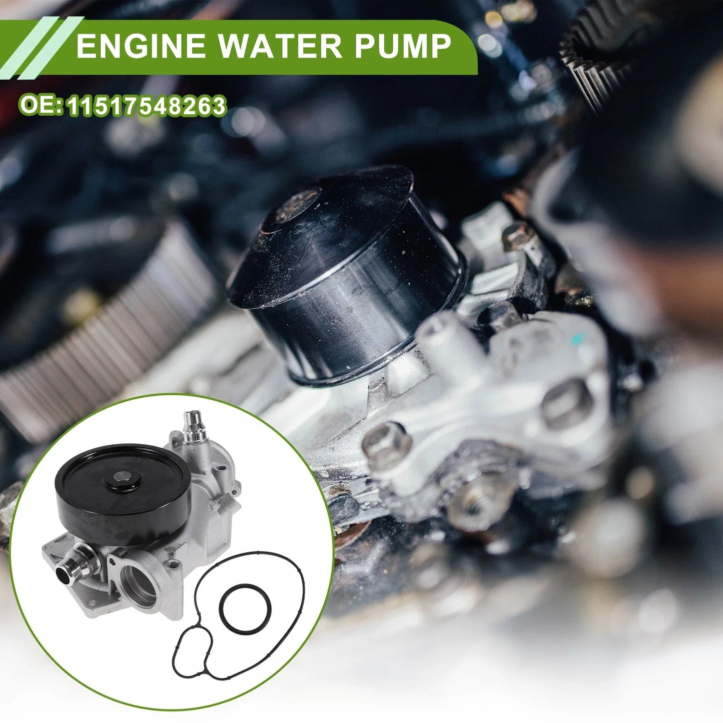 Engine Water Pump for BMW 550i F10 (2011 - 2016)