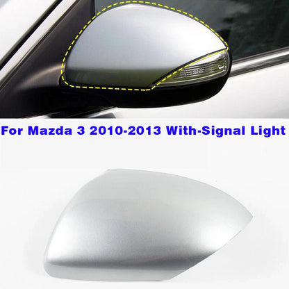 Mirror Cover Cap Silver Left Driver Side for Mazda 3 (2010–2013)