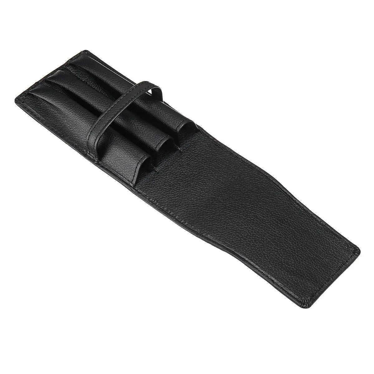 Pens Roller Storage Holder Leather Fountain Pen Case Pouch 3 Holes
