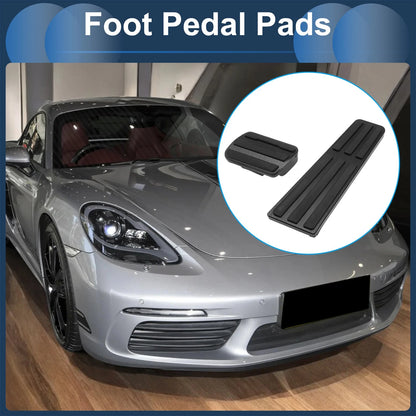 2 Pcs Automatic Foot Accelerator Pedal Covers for Porsche 718/911 (2016–2023)