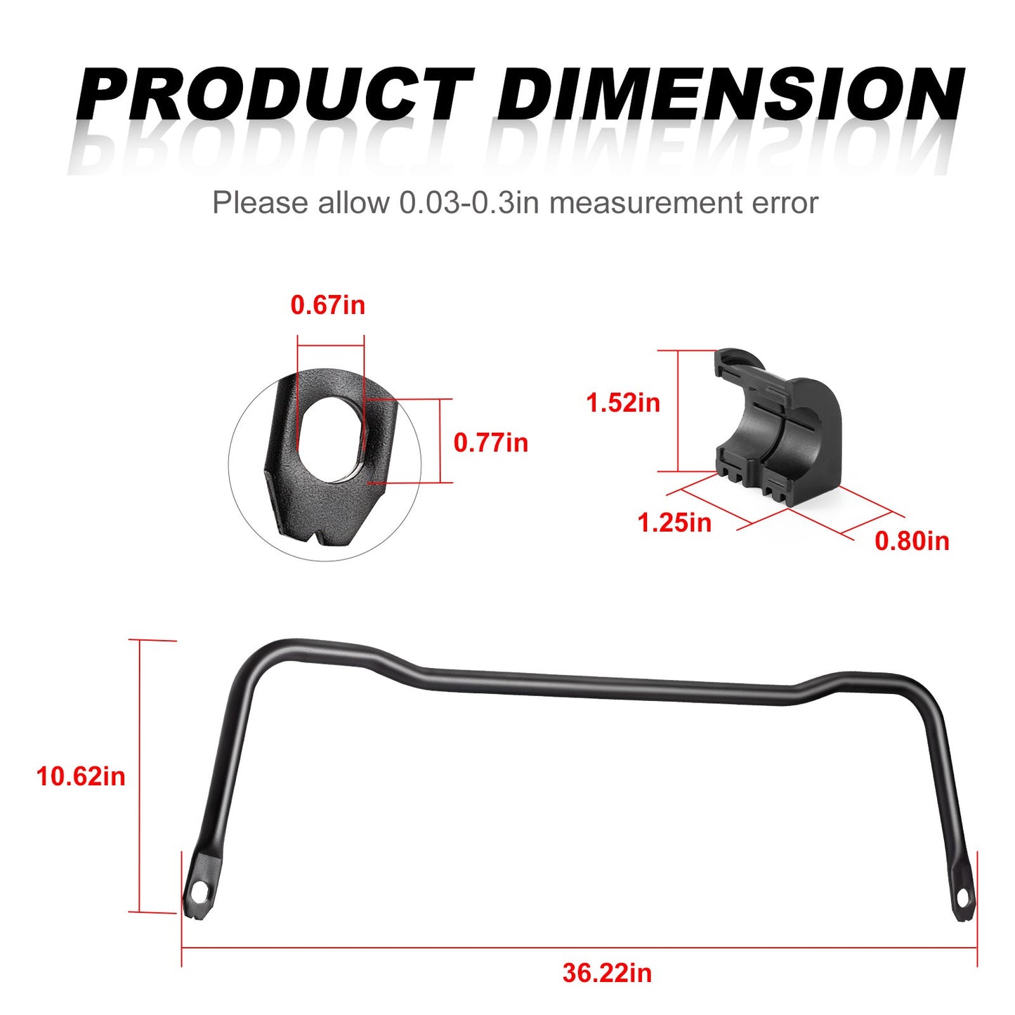 Rear Sway Bar for Polaris Ranger XP 1000 / Crew XP 1000 (2020)