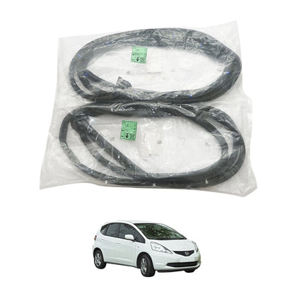 Set of 2 Front Door Weatherstrip Seals for Honda Fit (2007–2014)