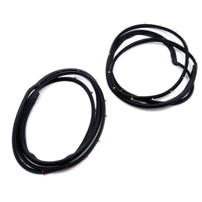 Set of 4 Front Door Weatherstrip Seals for Toyota Starlet (1978–1984)