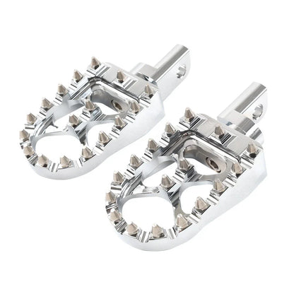 MX Style Foot Pegs for Harley Sportster XL1200 883 Chrome (2004-2023)