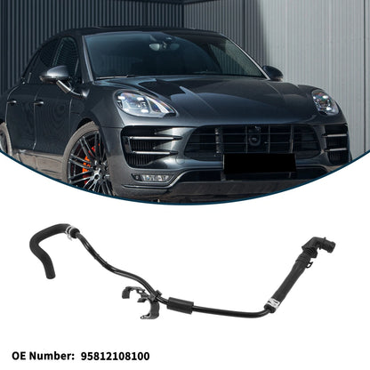 Radiator Hose for Porsche Macan (2014) No. 95812108100 Plastic Coolant Pipe