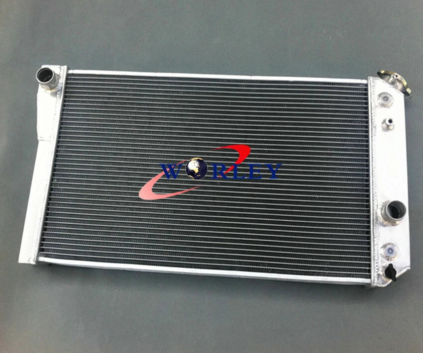 3 Row Aluminum Radiator with 2 Fans for Chevy Corvette (1984–1990)