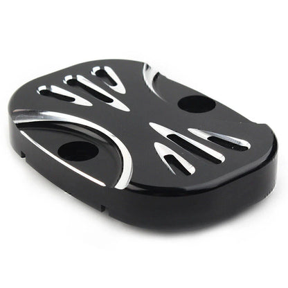 CNC Cut Rear Brake Master Cylinder Cover for Harley Electra Glide Road King