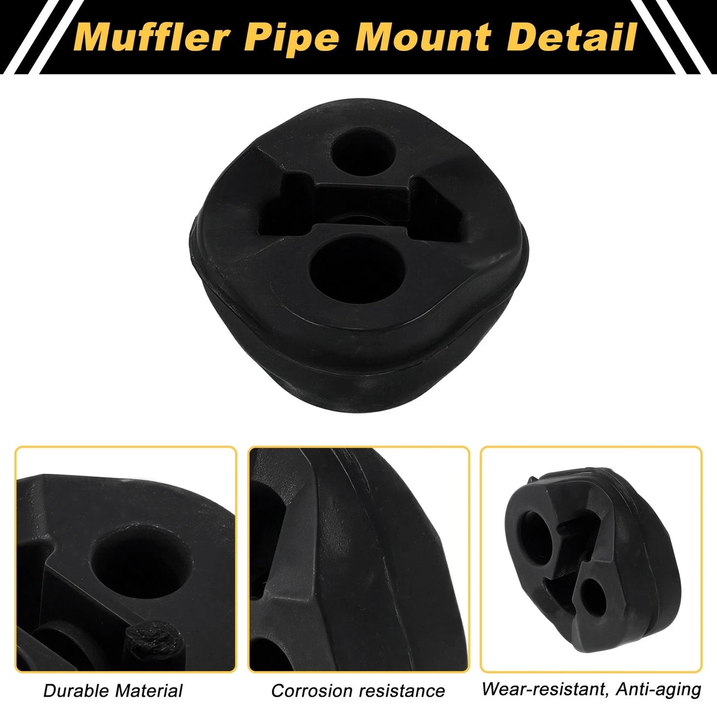 Muffler Exhaust Hanger for Mercedes-Benz E-Class (1996–2002) 2104920344 Rubber