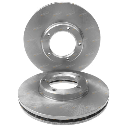 2 x Disc Brake Rotor for Toyota Hilux (1997–2002)