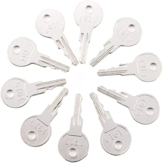 10 Pcs Golf Keys for EZGO RXV TXT Medalist Marathon (1982 - Present)