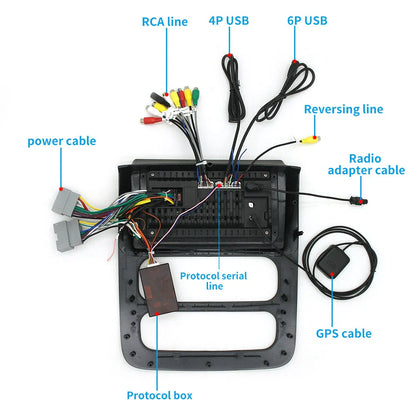 9'' Car Stereo GPS Navigation for Dodge Ram 1500 2500 3500 (2002-2005)