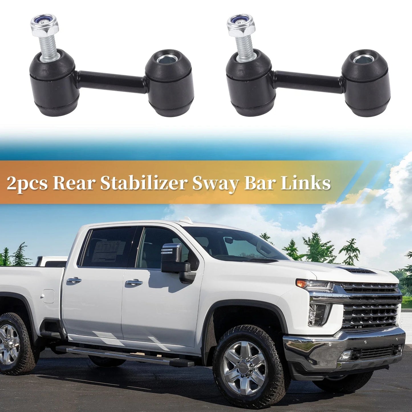2 x Rear Stabiliser Sway Bar Links for Buick LaCrosse, Saab 9-5 (2005-2016)