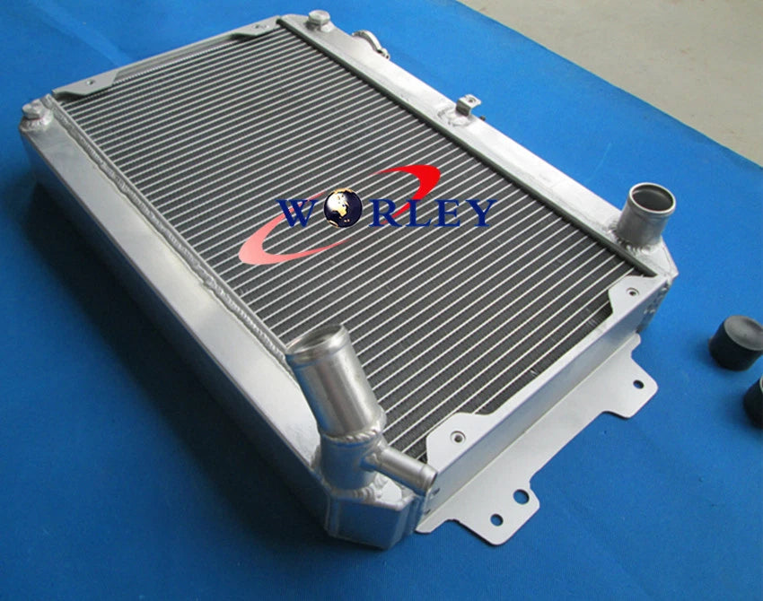 3 Row Aluminum Radiator & Fans for Mazda RX7 (1979–1985)