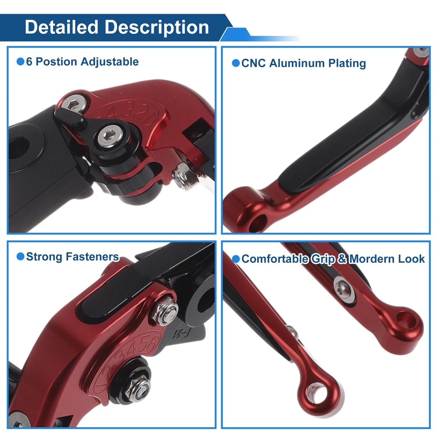 Adjustable Brake Clutch Lever for Kawasaki Vulcan S 650 (2015–2023)