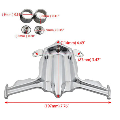 Chrome Tappet Block Accent Cover for Harley Twin Cam 1999-2017