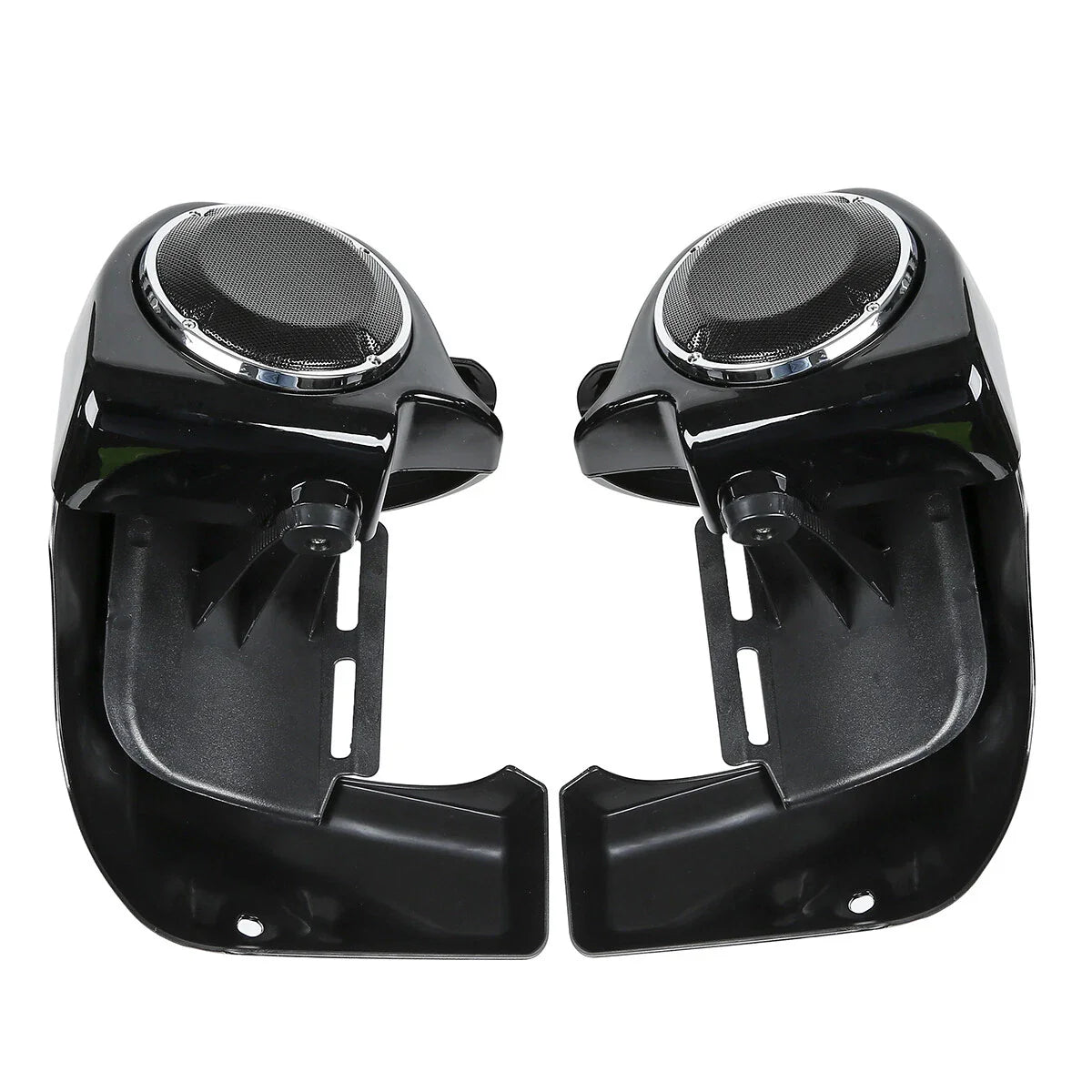 6.5'' Speaker Grills & Vented Leg Fairings for Harley Touring (1983-2013)