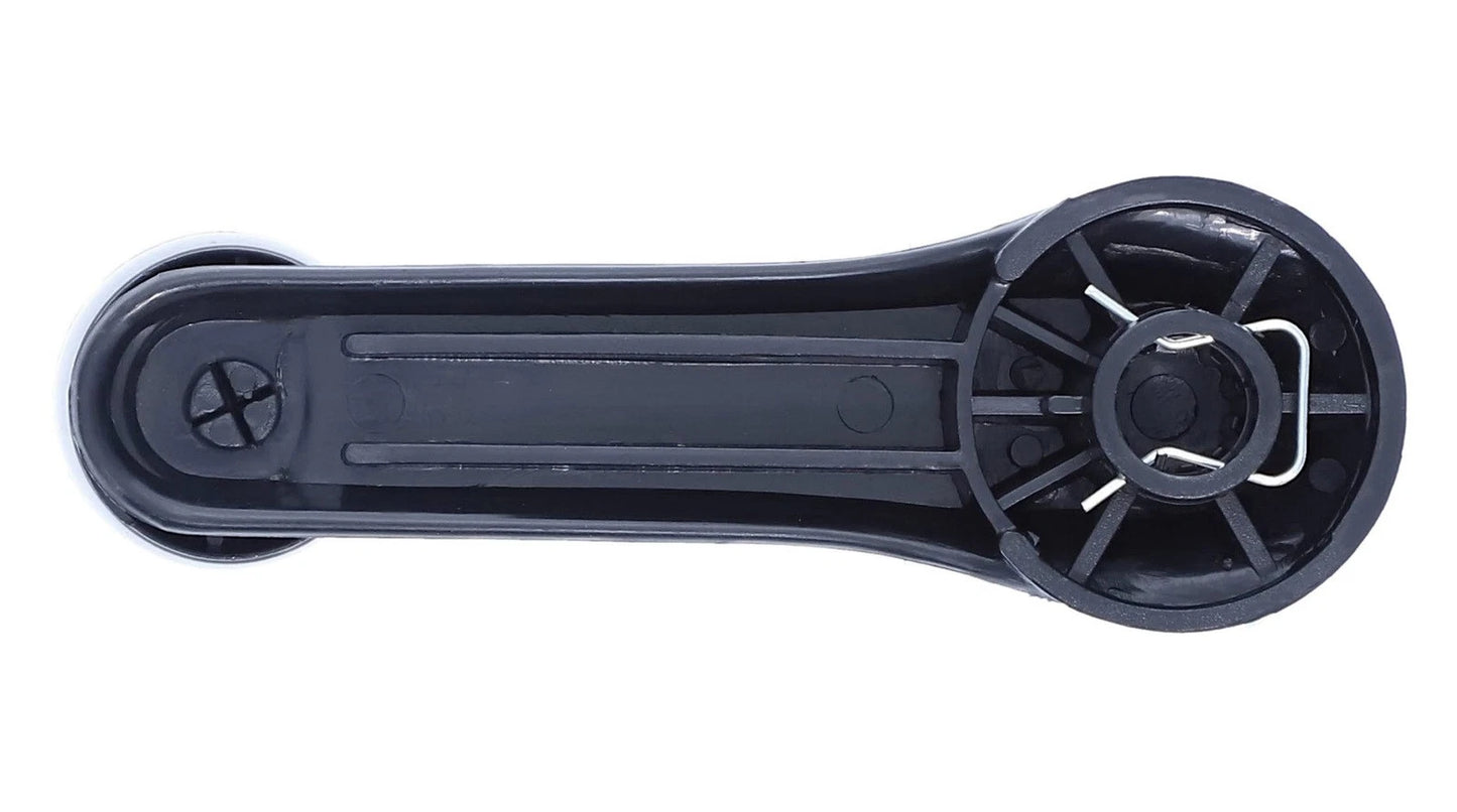 Set of 2 Textured Black Window Crank Handles for Honda Civic (1984–2000)