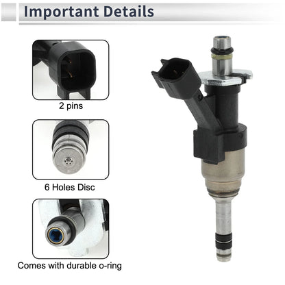 Fuel Injector 1 x No.12644386 for Chevy Silverado 1500 6.2L (2014-2018)