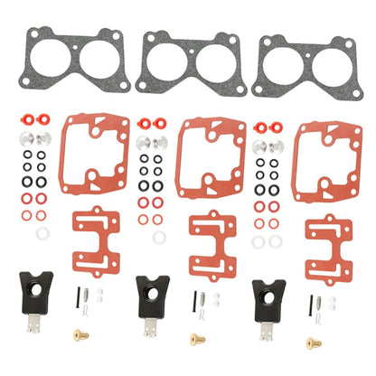 Set of 3 Carburetor Rebuild Kits for Johnson Evinrude 140-200 HP