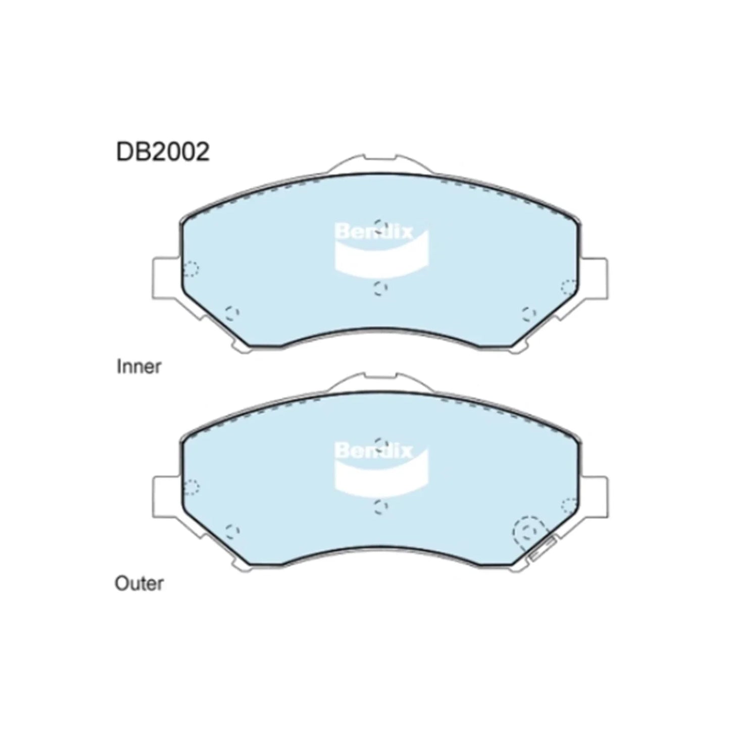 4WD Front Disc Brake Pads Set for Dodge Nitro (2007-2012)