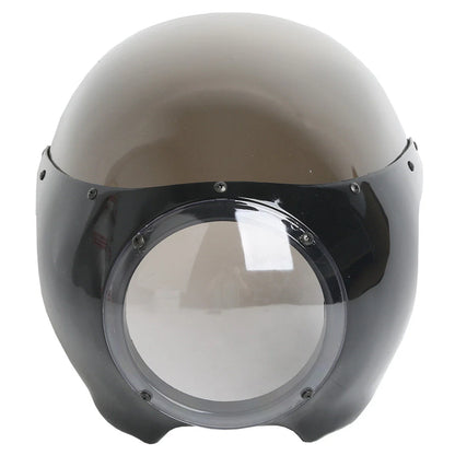 5 3/4" Black Front Headlight Fairing Windshield for Harley Dyna Sportster XL (2004-2023)