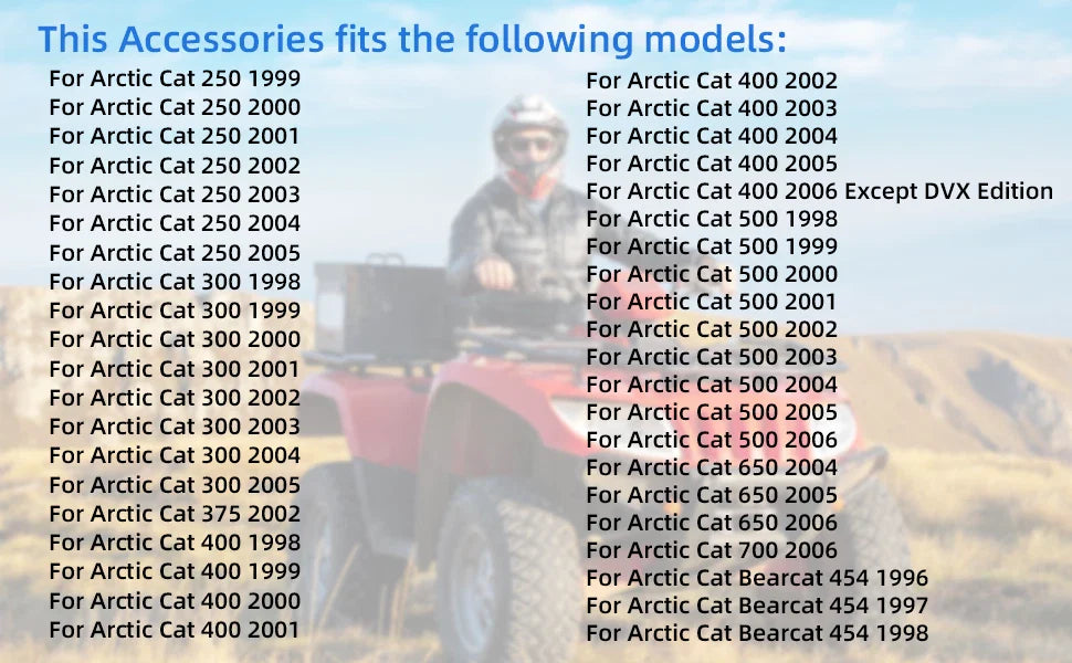Shock Bushing & Bearing Sleeve Kits All 4 Absorber for Arctic Cat (2003–2010)