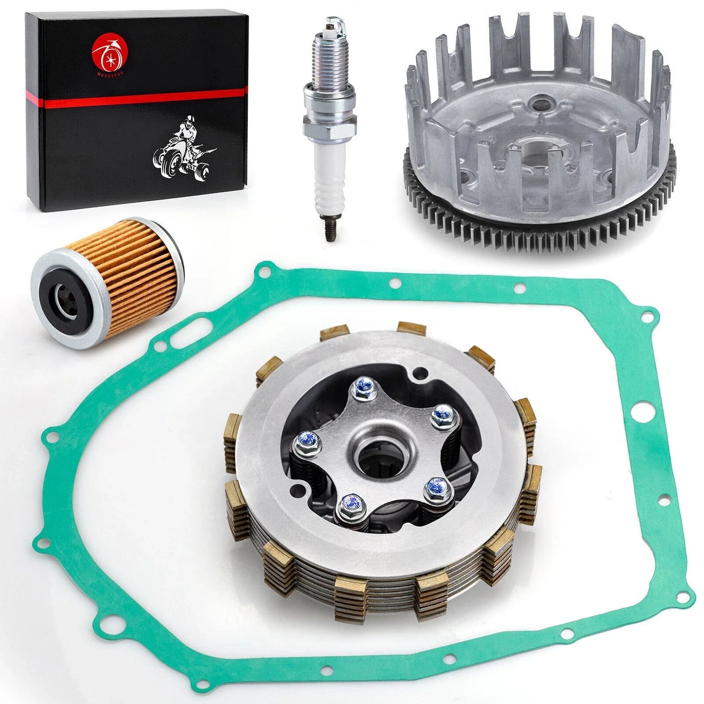 Heavy Duty Clutch Kit & Basket for Yamaha Big Bear 350 (1987–1998)