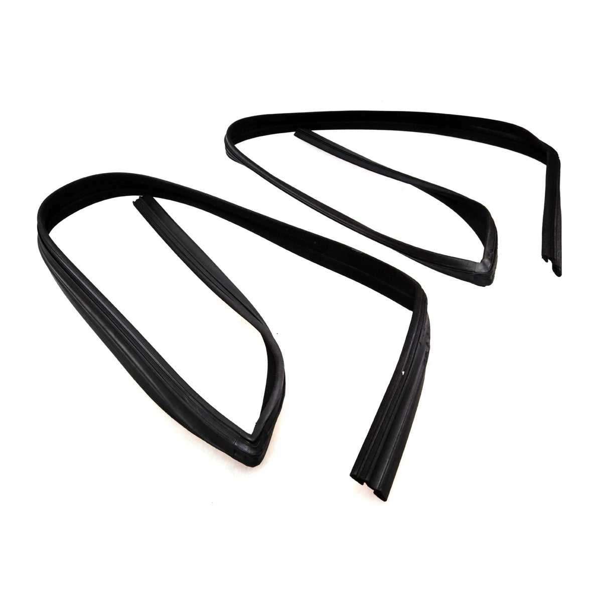 Set of 2 Quarter Window Glass Run Channels for BMW 3 Series E30 (1982–1994)