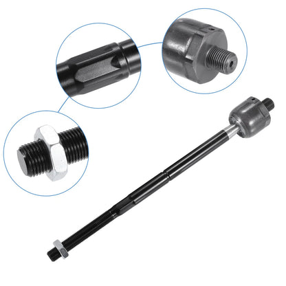 Set of 4 Front Inner Tie Rods for Chrysler 300 (2011–2014) with Boots
