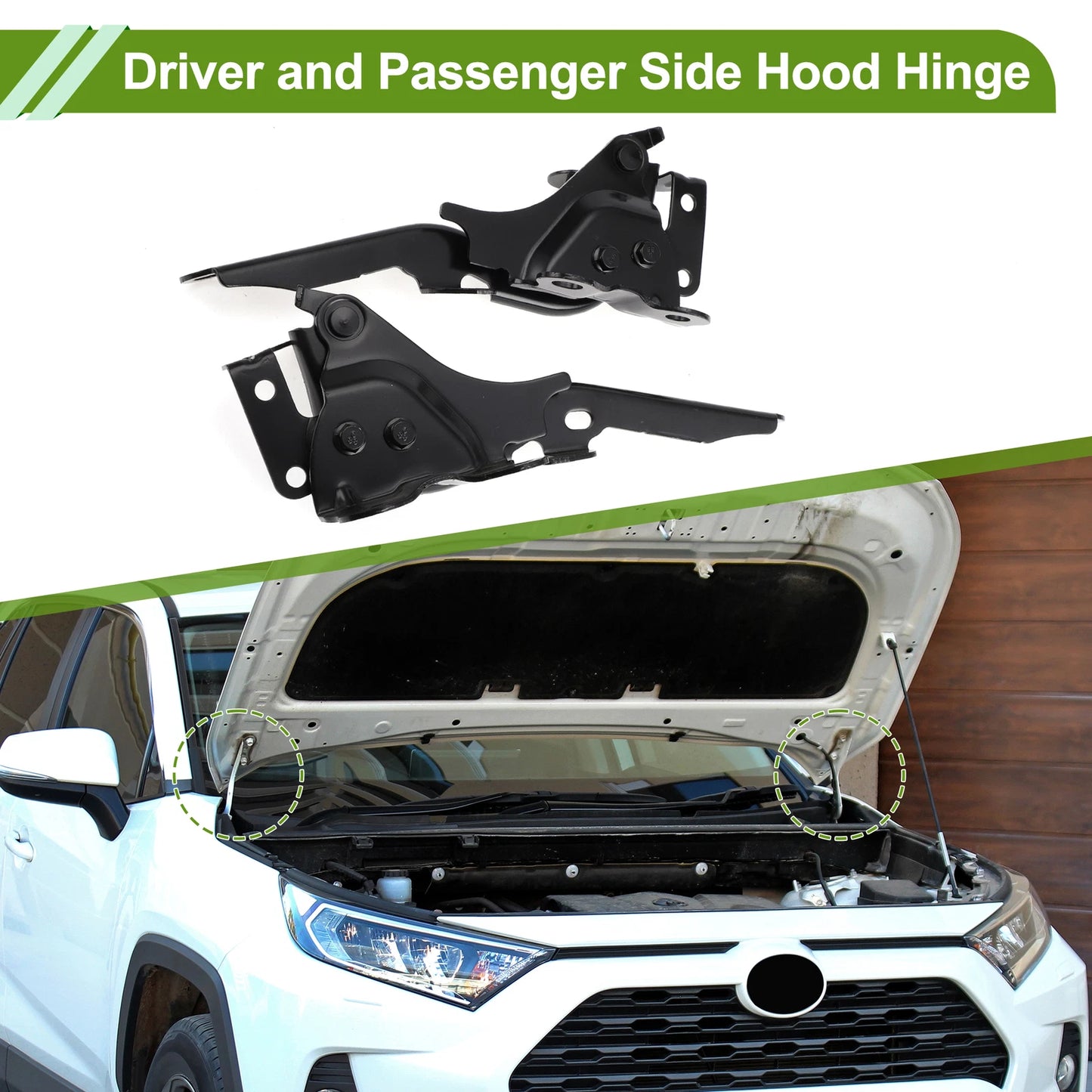 Hood Hinges for Lexus RX350 (2010–2015) 1 Pair No. 5342048090
