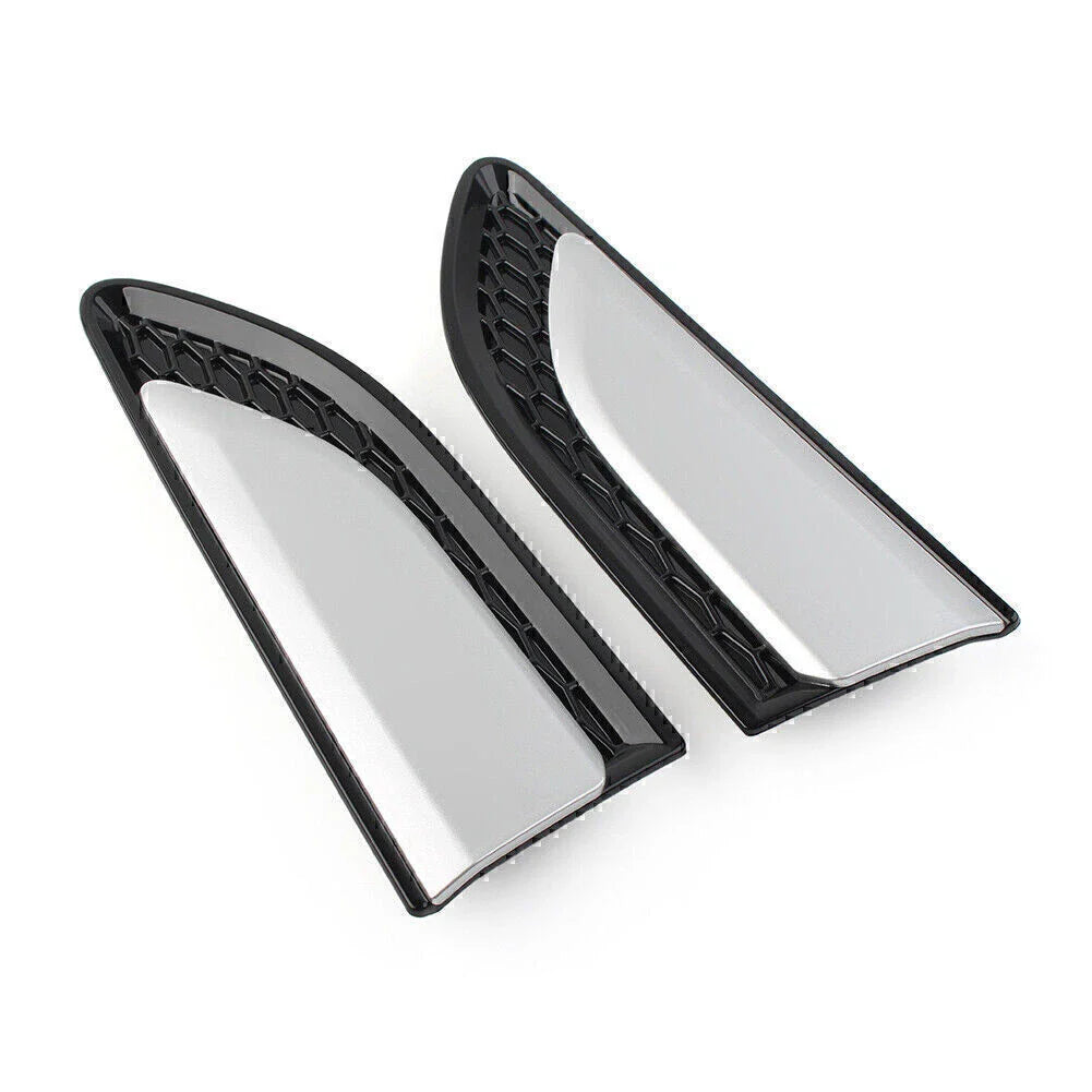 Silver Fender Vent Grille Louvers for Land Rover Discovery Sport (2015-2021)