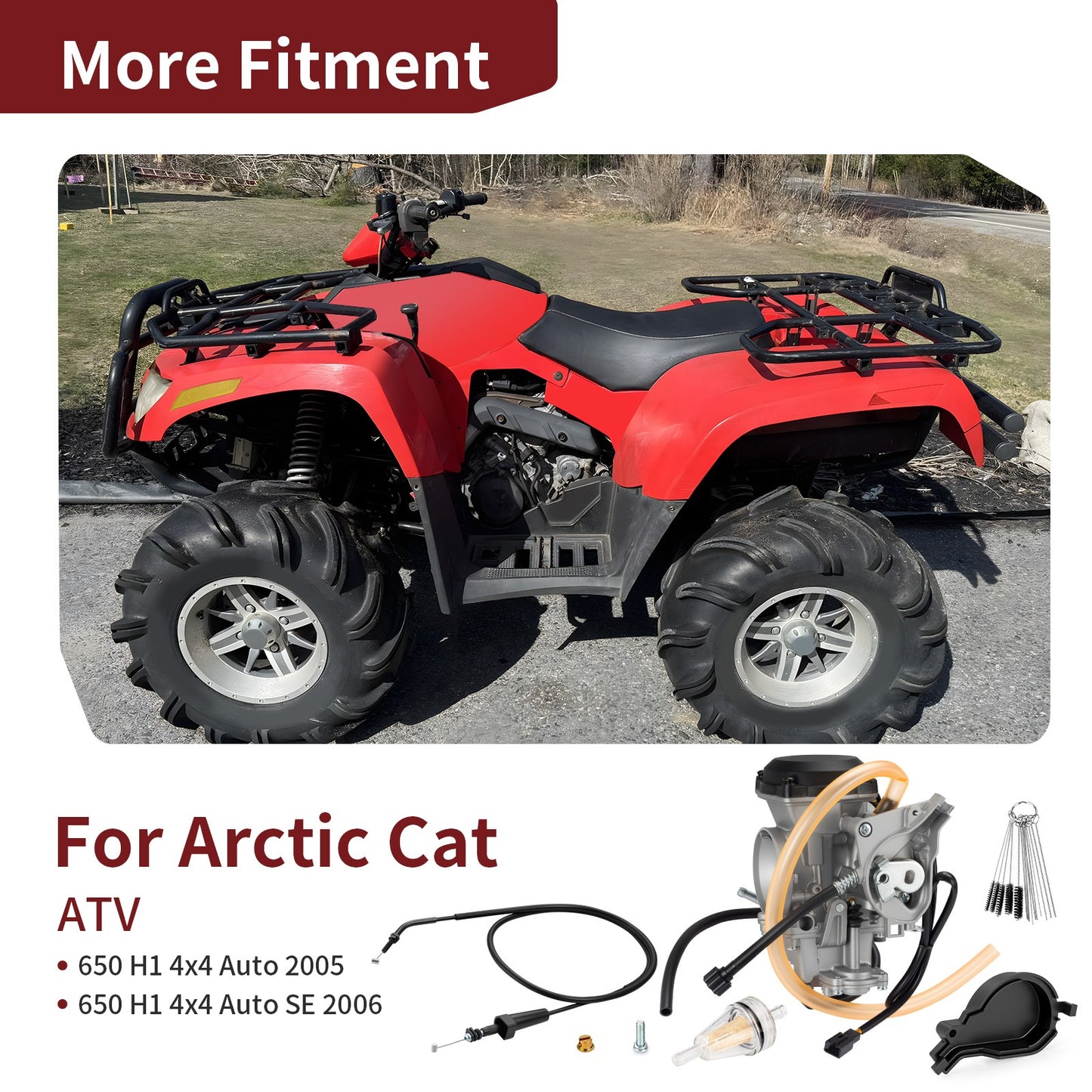 Carburetor for Arctic Cat ATV 650 H1 4x4 (2005–2006)